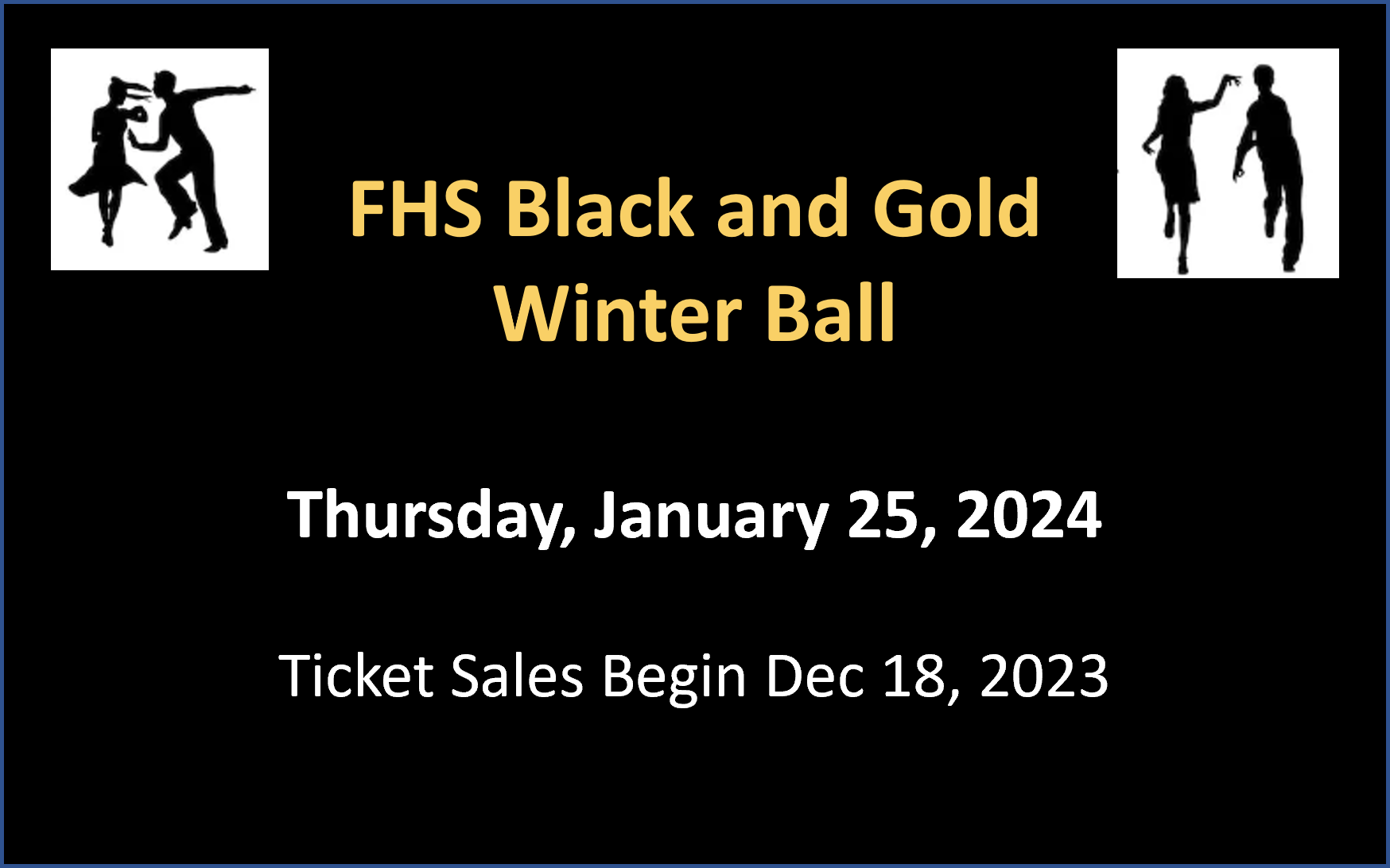 Black and Gold Winter Ball